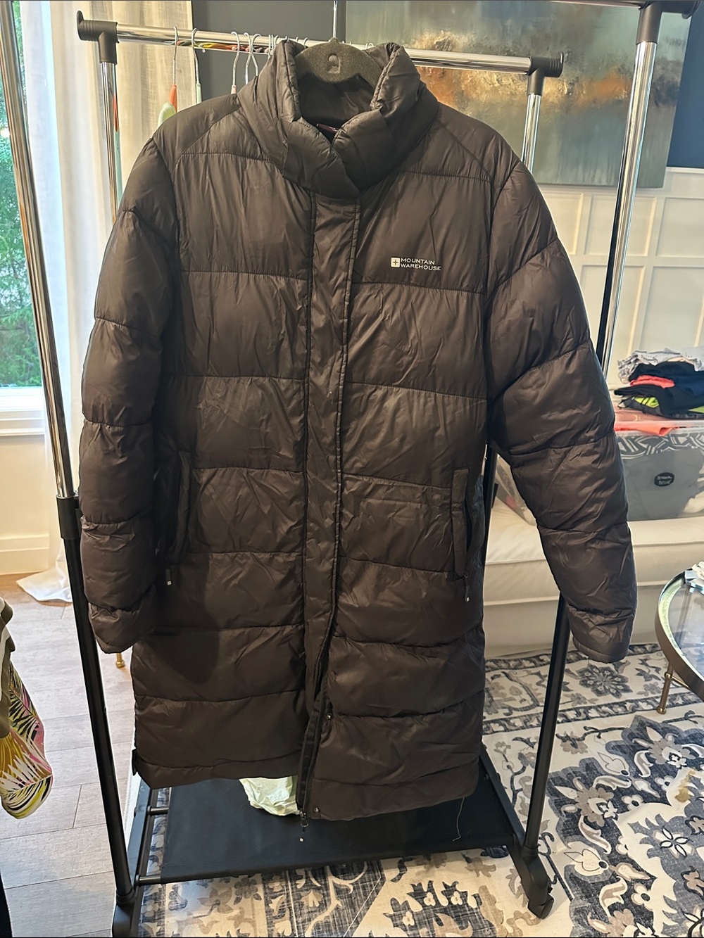 Mountain Warehouse Women’s Long Puffer Coat - Black